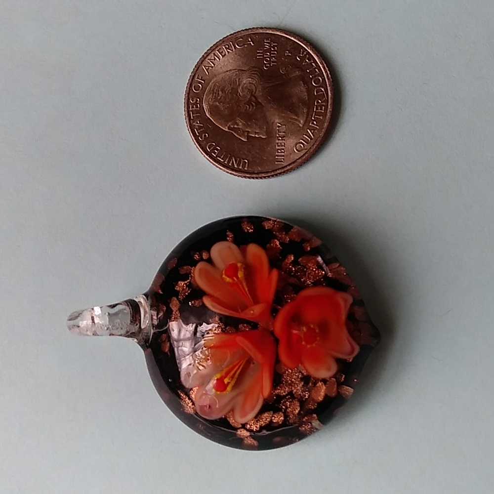 Trio of art glass